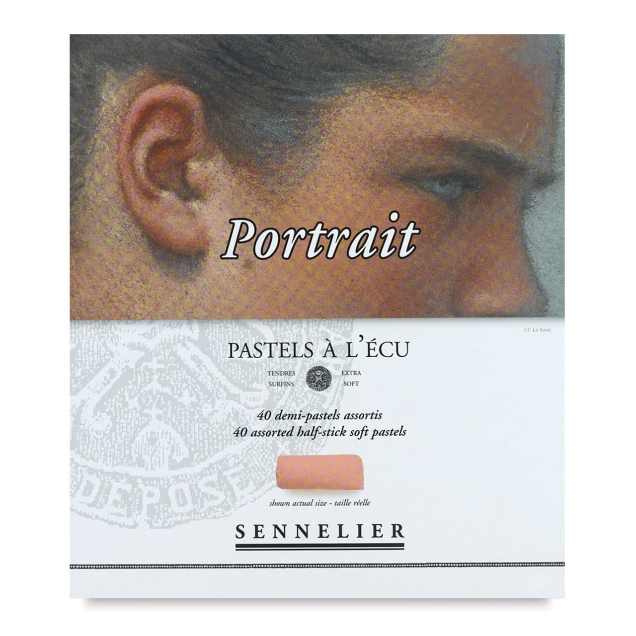 Sennelier Soft Pastels - Set of 40, Portrait Colors, Half Sticks